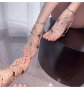 FEE ET MOI - Fringe Metal Anklet (Multi-color Available)